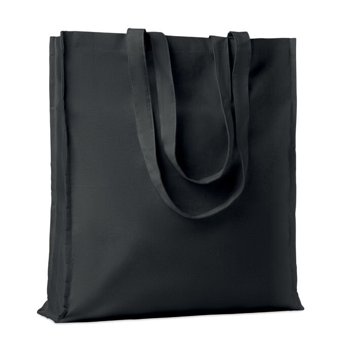 Sac à provisions en coton 140 g/m² 38 x 42 cm avec longues bretelles