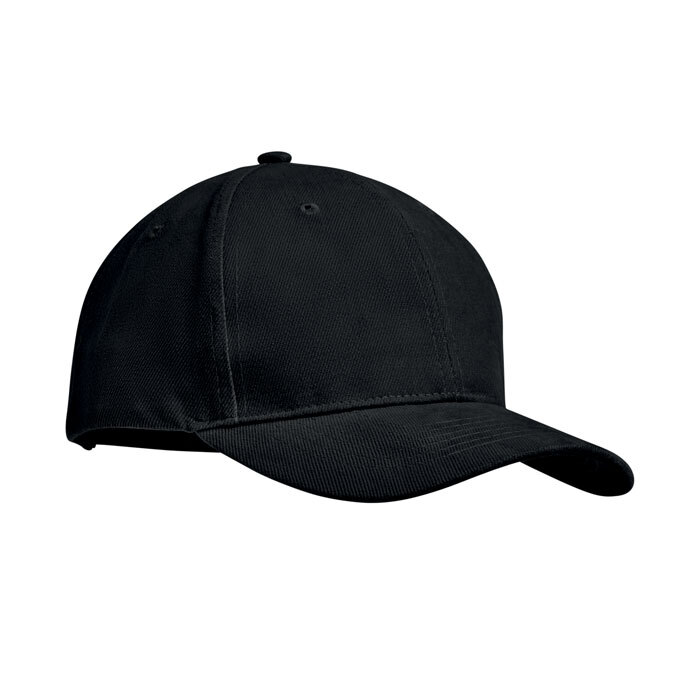 Casquette baseball en coton brossé 270 g/m² 6 panels