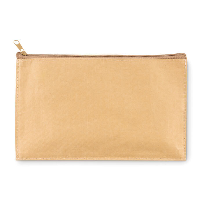 Cosmetic bag made of kraft paper 21 x 12.5 cm