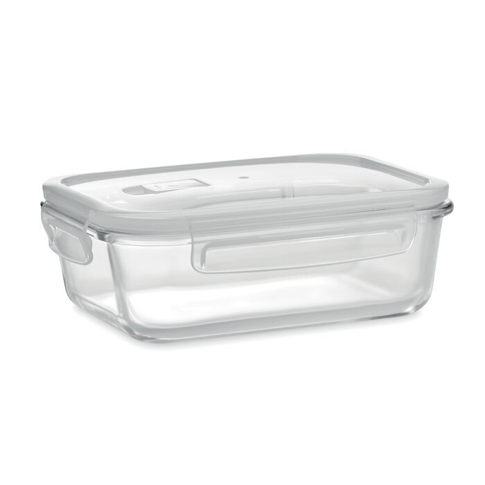 Lunchbox aus Borosilikatglas 900 ml mit luftdichtem Deckel
