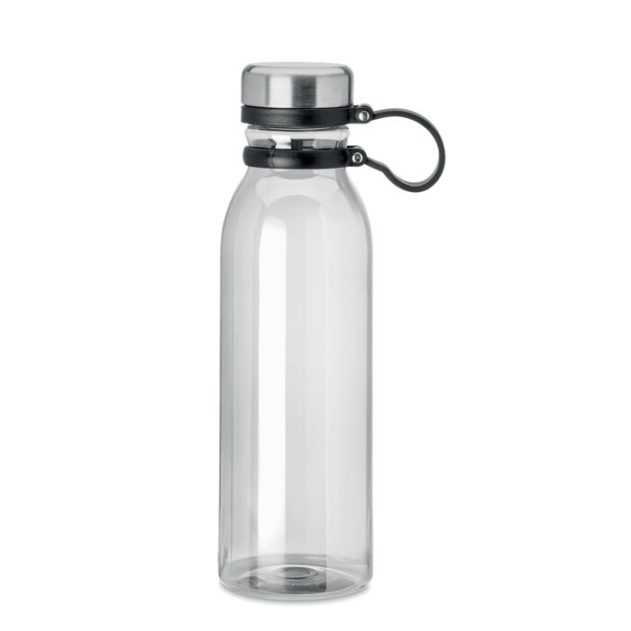 Drinking bottle made from recycled PET 0.78 l with lid with loop