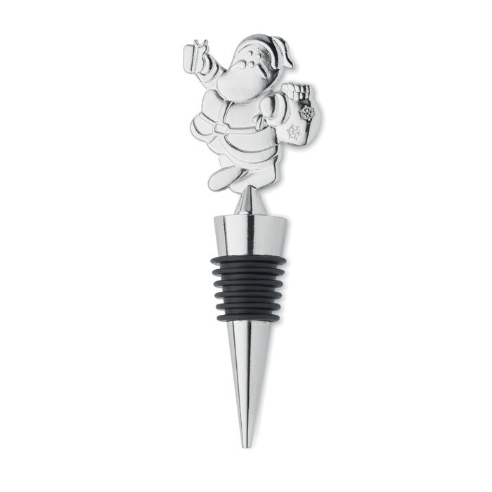 Zinc alloy bottle cap featuring a St. Nicholas design