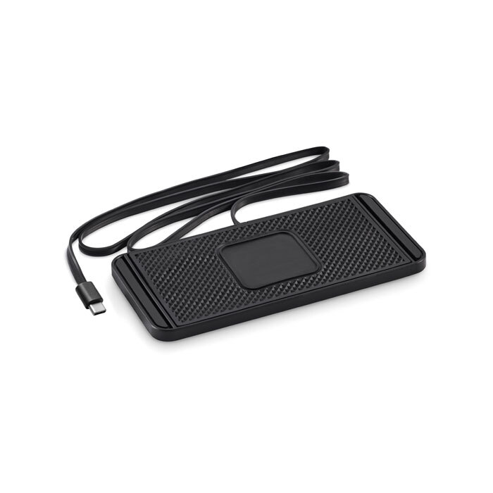 Wireless charger for the car with anti-slip pad 15 x 7 x 0.5 cm