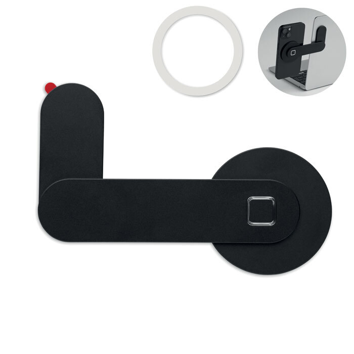 MagHolder Smartphonehalter aus Aluminium inkl. Metallring 13 x 5,6 cm