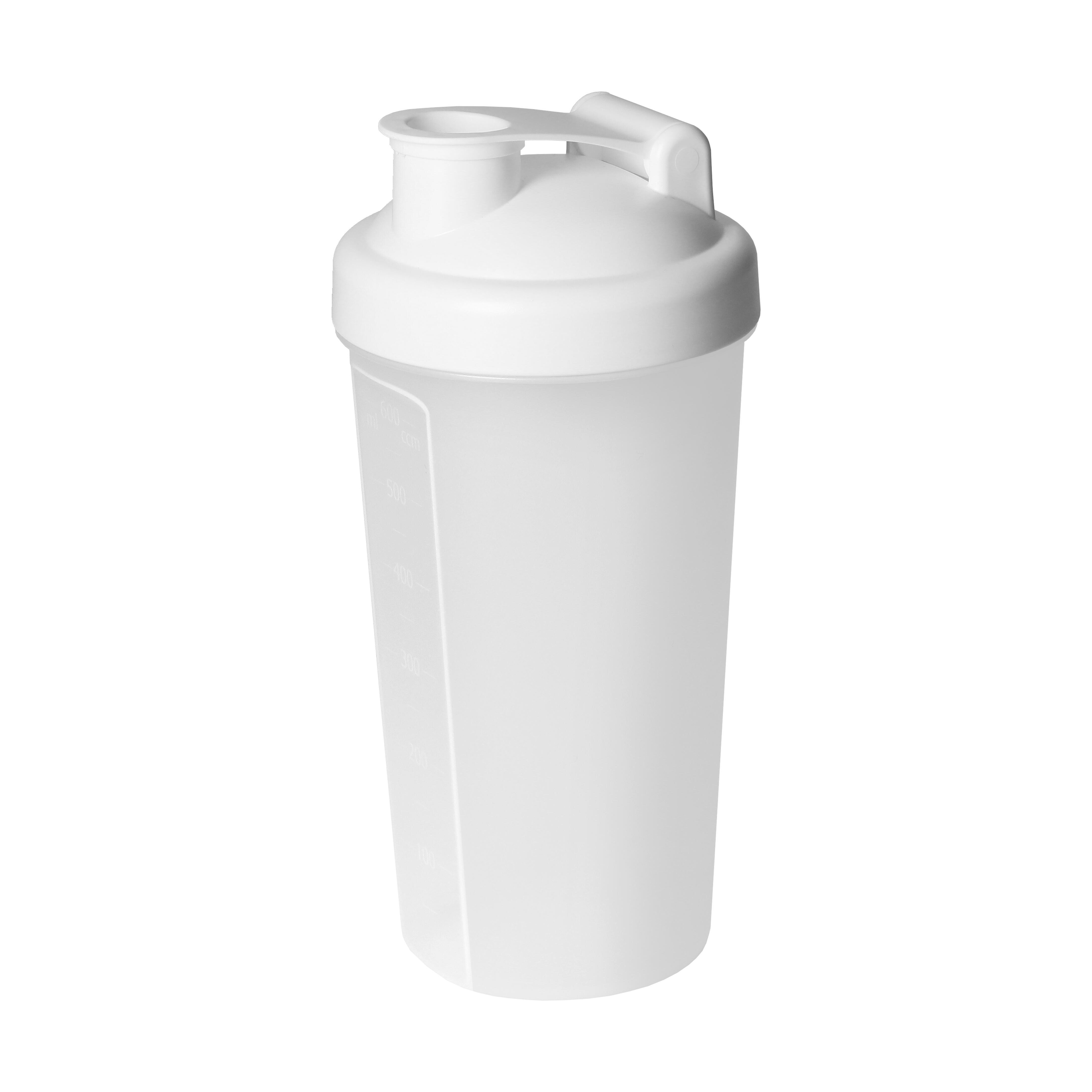 600-ml plastic shaker with removable strainer, Made in Germany