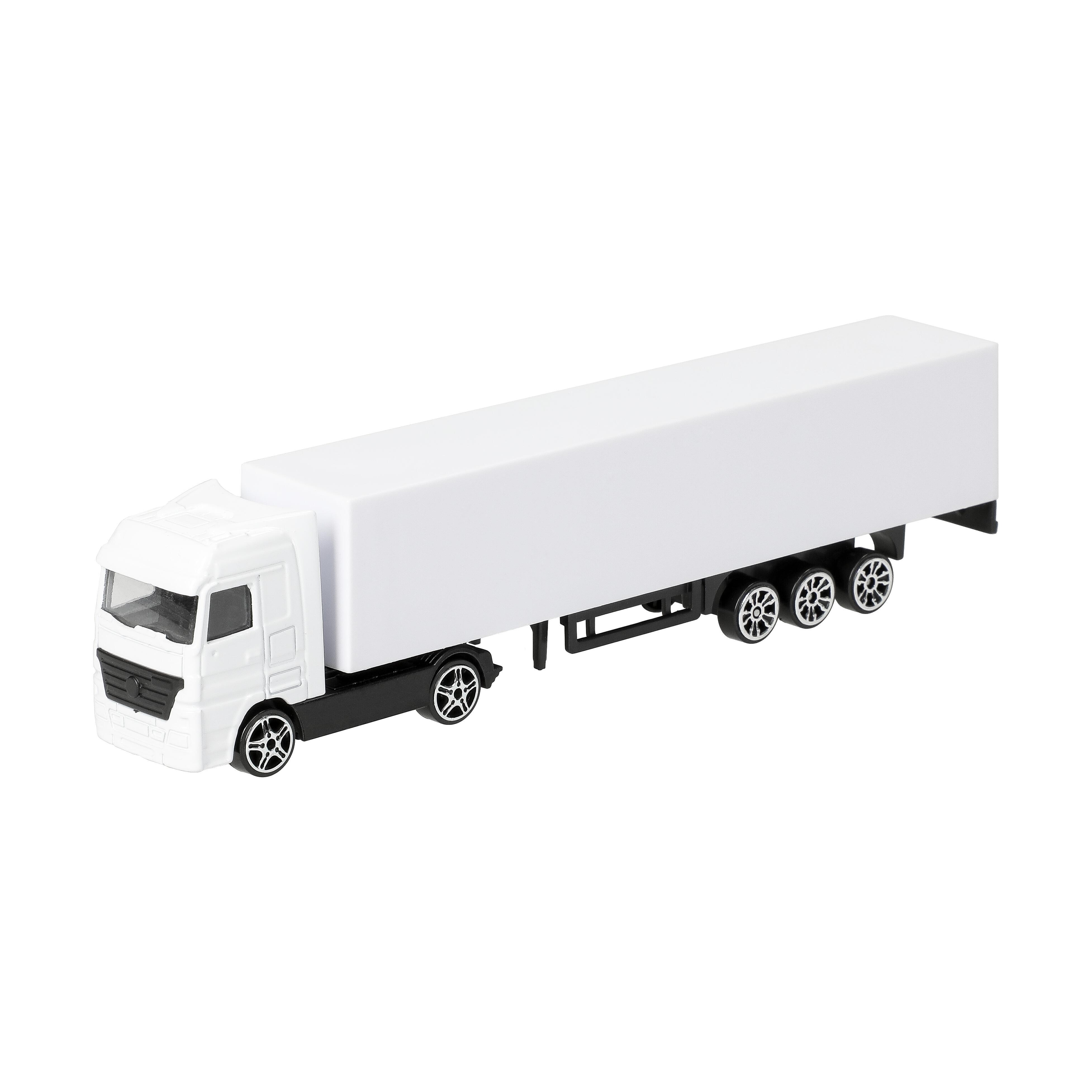 Miniature truck fully printable 19.2 x 3 x 4.5 cm