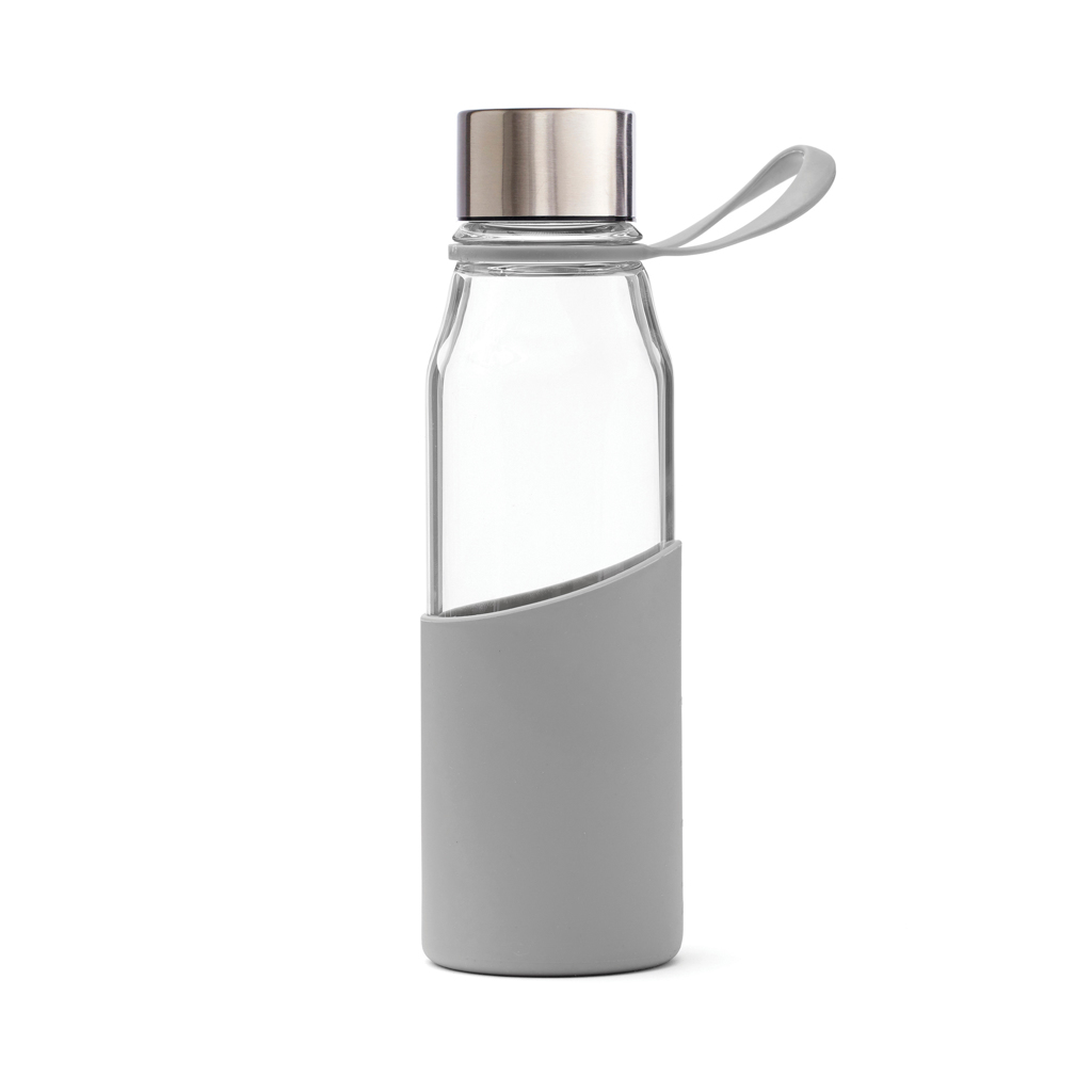 Vinga drinking bottle made of borosilicate glass 0.57 l with silicone sleeve