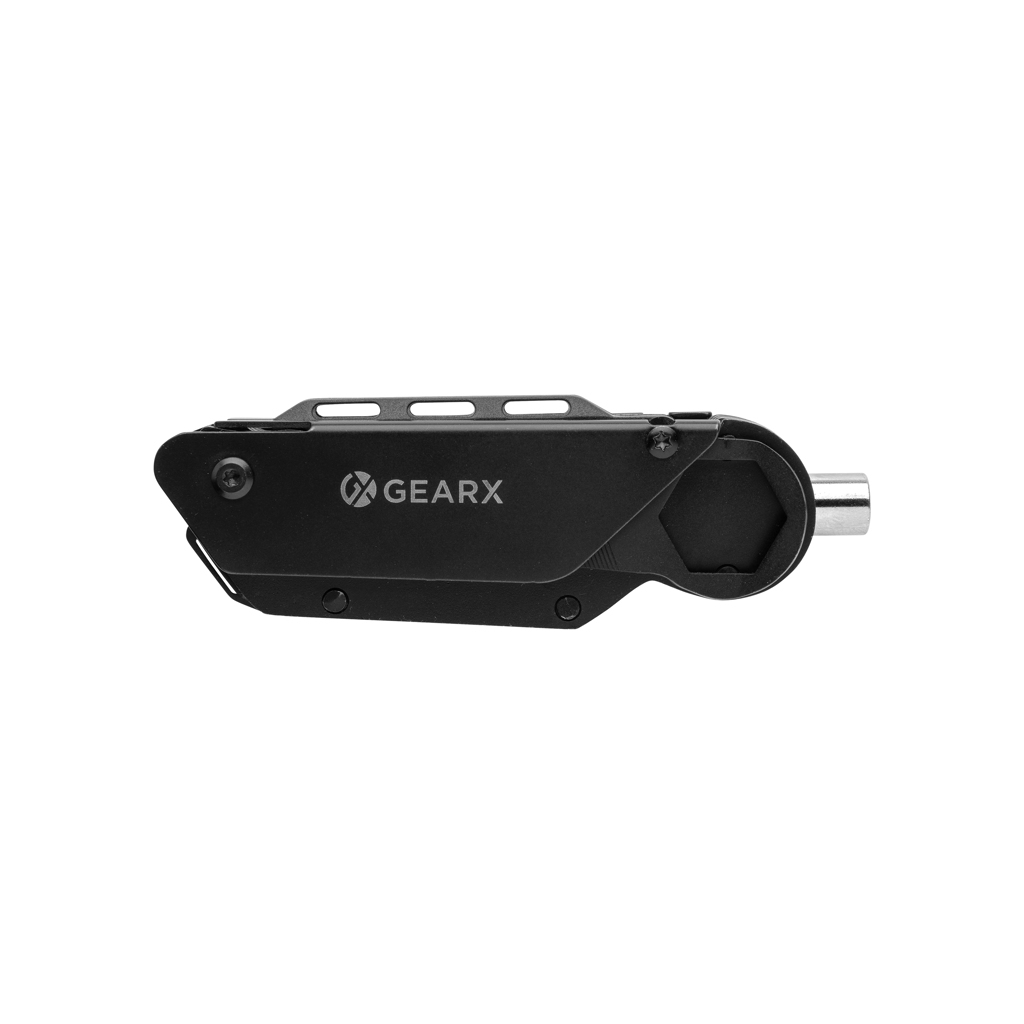 Bicycle multitool aluminum housing with 16 stainless steel tools