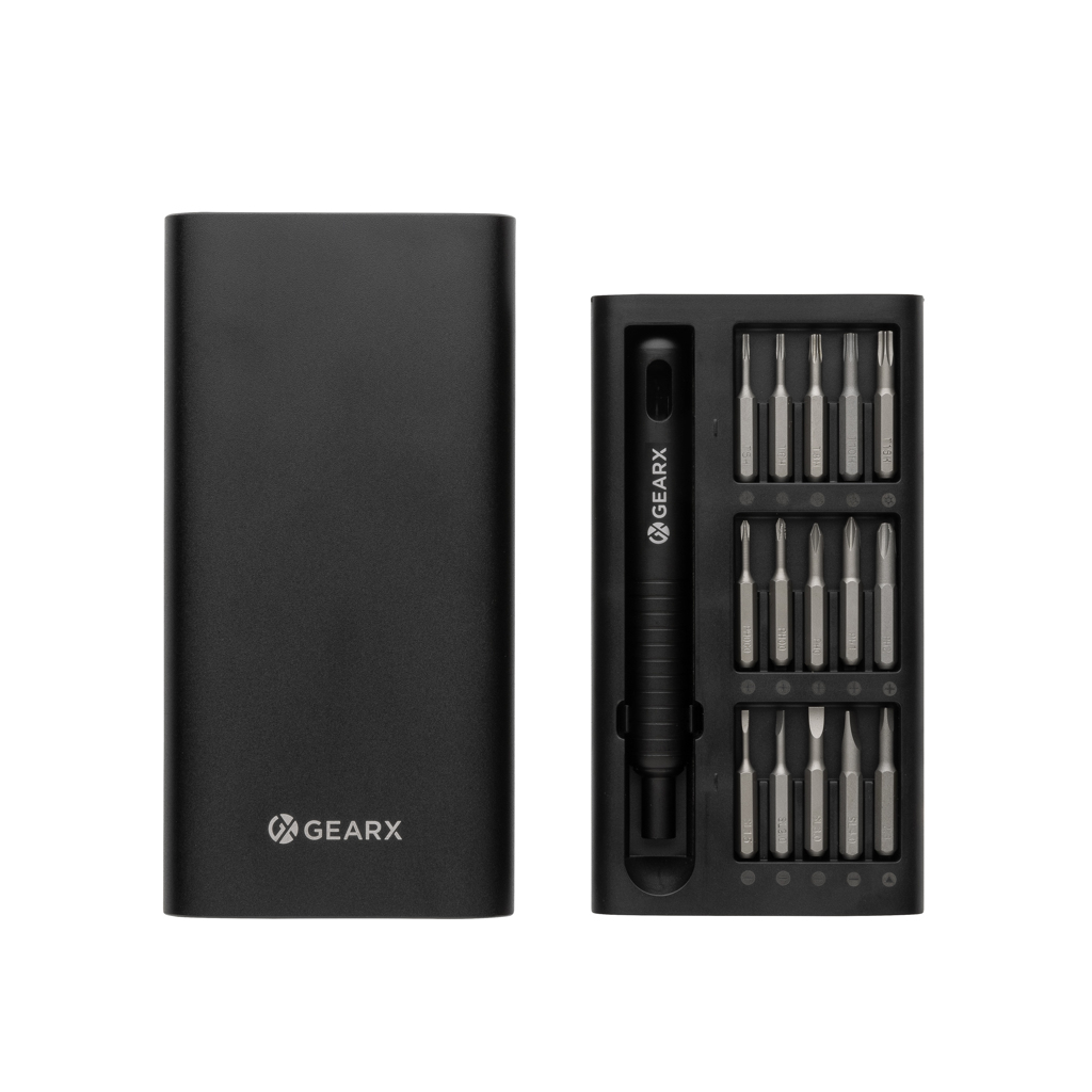 Precision bit set 31-in-1 plastic in aluminum case