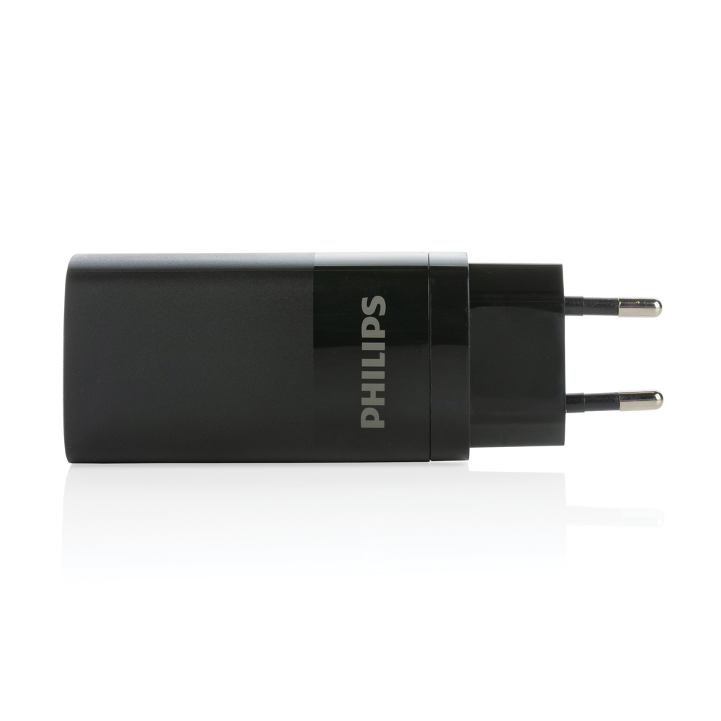 Philips 65W 3-port USB wall charger with Type-C and USB-A port
