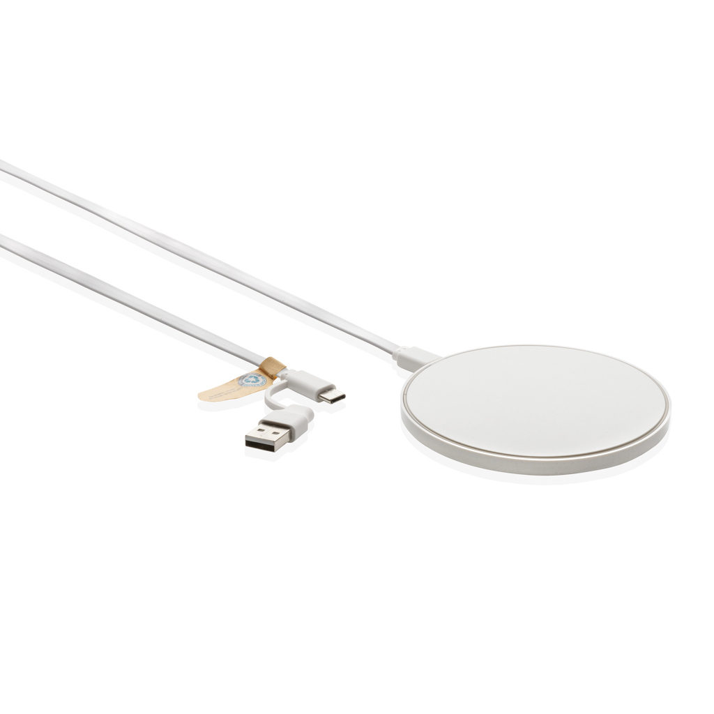 Wireless Ladegerät aus Recyclingkunststoff 10W