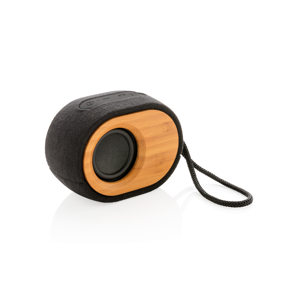 Wireless speaker made from bamboo/recycled polyester BT 4.2