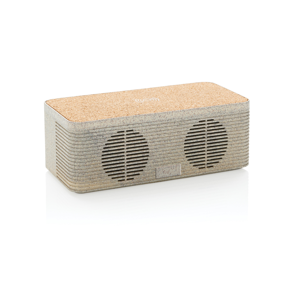 Wireless speaker made of wheat straw/plastic 5W