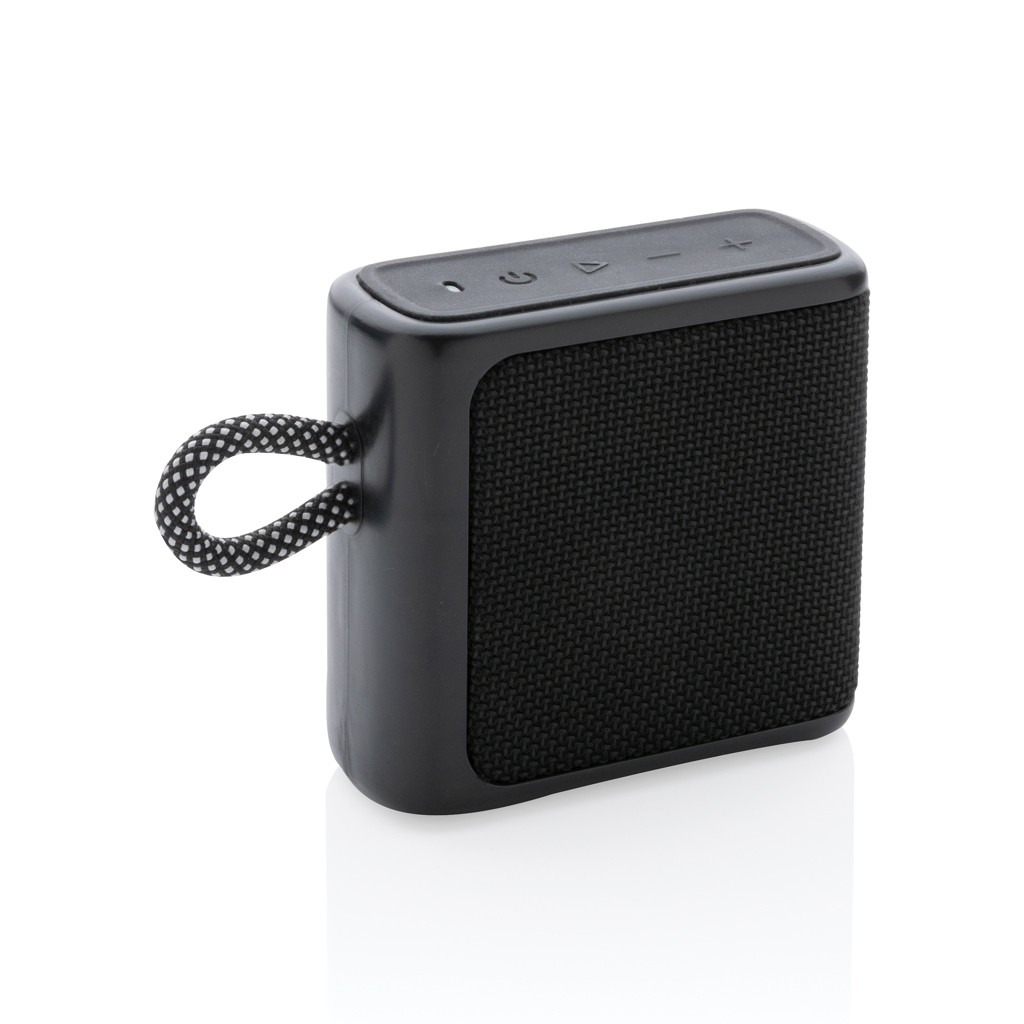 Wireless speaker made of plastic/textile 3W IPX6 waterproof