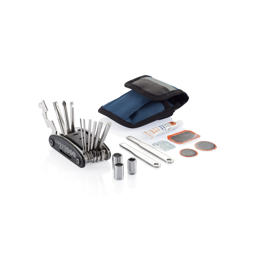 Bicycle repair kit incl. multitool & accessories