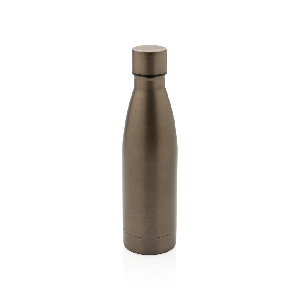Isolierflasche aus Recycling-Edelstahl 0,5 l spülmaschinenfest gravierbar