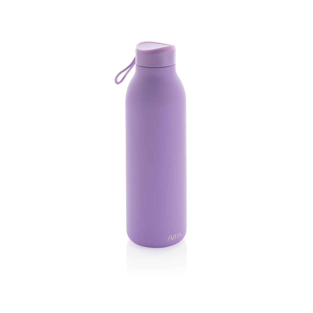 Vacuum flask made of recycled stainless steel 0.5 l with wrist strap