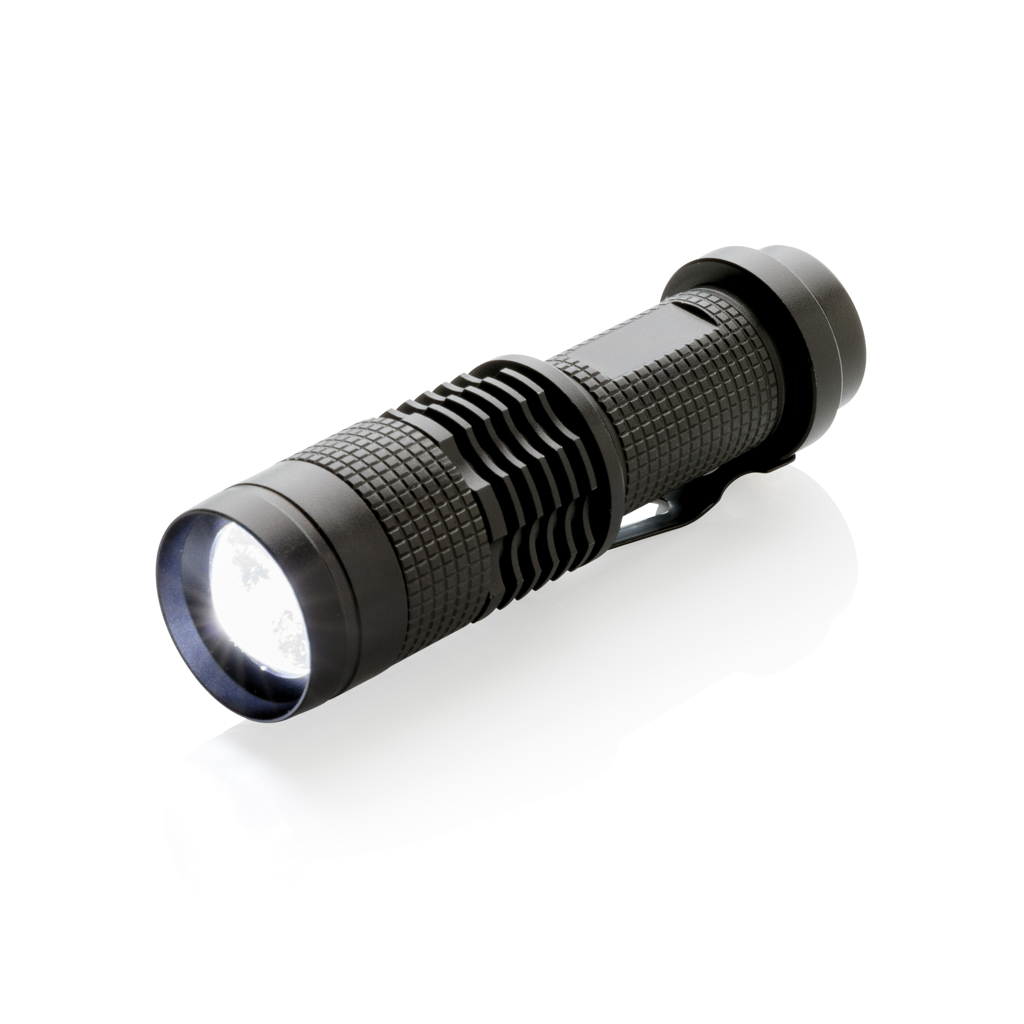 LED flashlight made of aluminum with powerful CREE LEDs