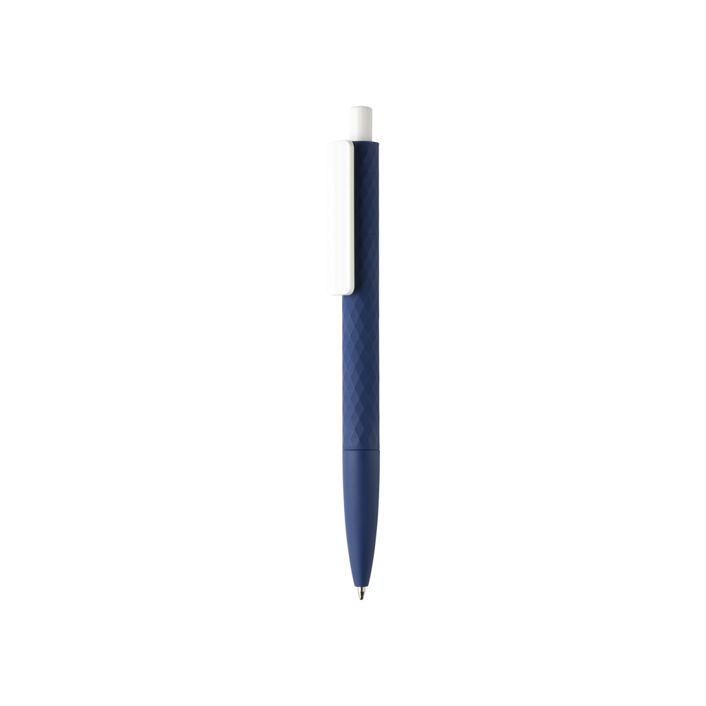 Kugelschreiber Kunststoff mit Soft Touch Oberfläche Mine blauschreibend