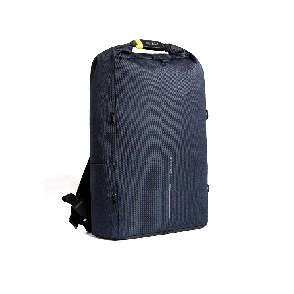 Sac à dos antivol Rolltop Polyester/PU 27 l pour appareils jusqu'à 15,6 pouces