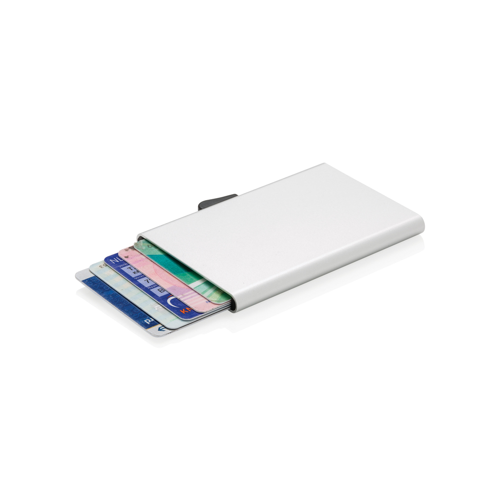 Porte-cartes RFID C-Secure Aluminium jusqu'à 7 cartes