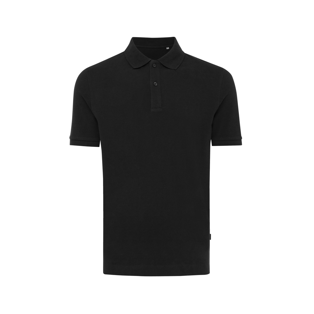 Unisex polo shirt made from recycled cotton piqué 220 g/m² medium fit