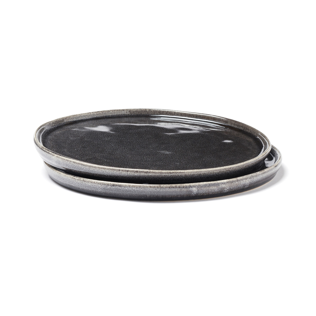 Vinga set d'assiettes 2 pièces en faïence Ø 20 cm chacune