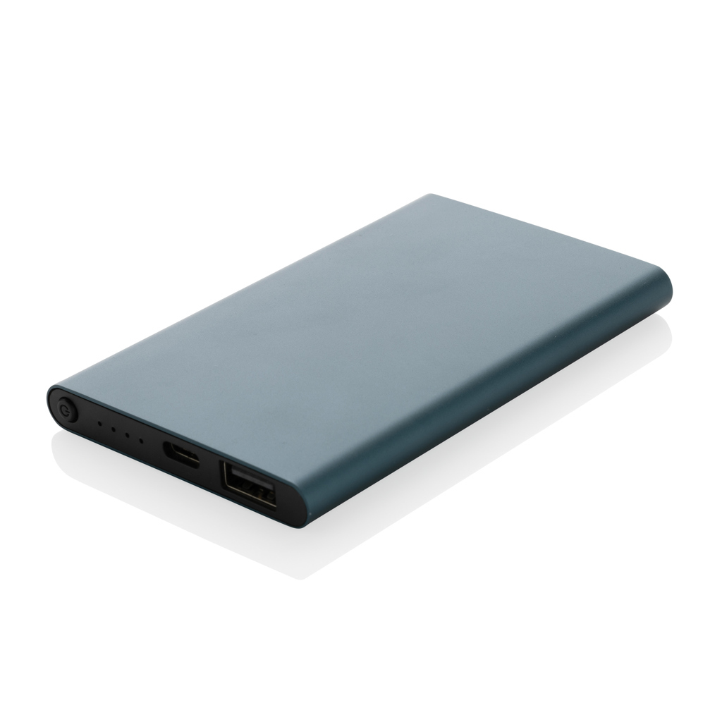Banque d'énergie USB en aluminium recyclé 4'000 mAh