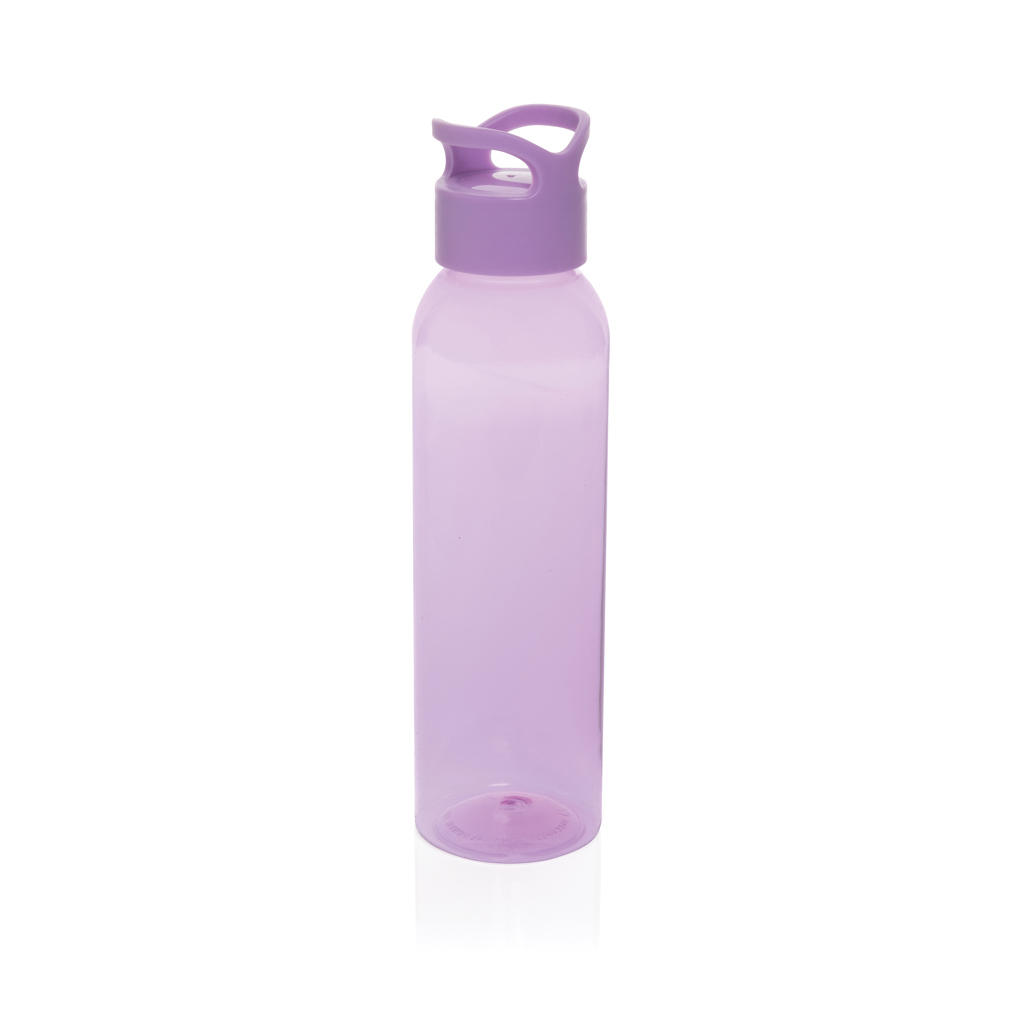 Drinking bottle made from recycled PET 0.65 l with practical handle