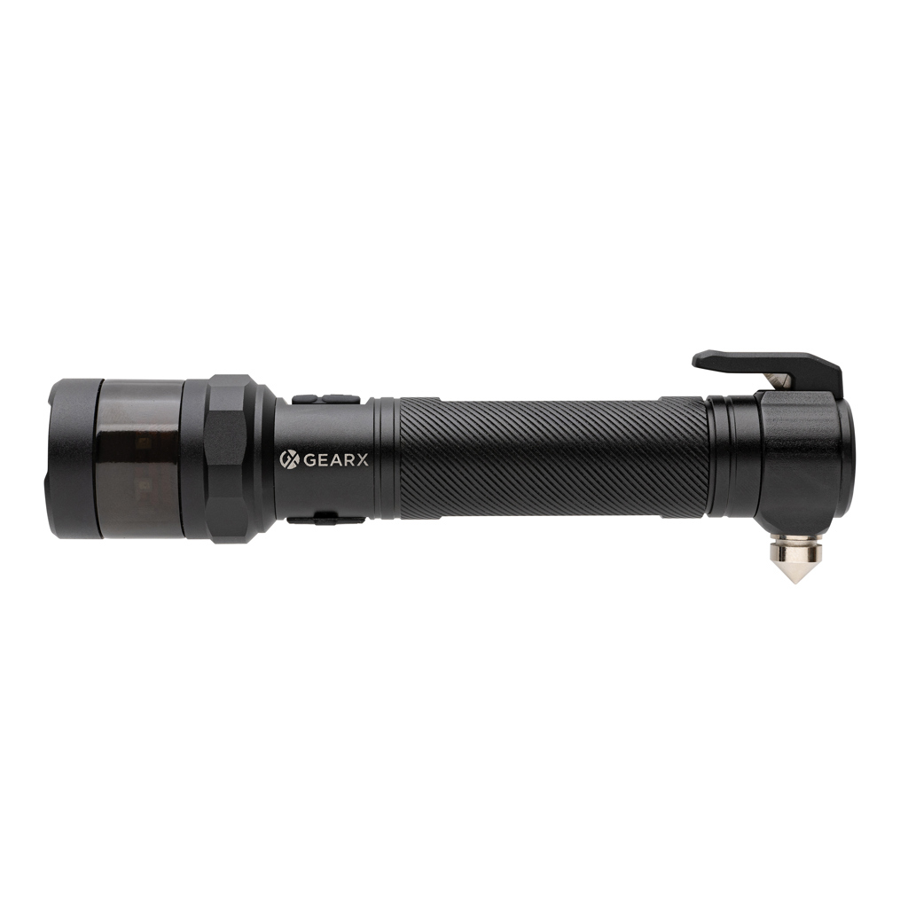 USB COB-Taschenlampe aus recyceltem Aluminium 500 Lumen