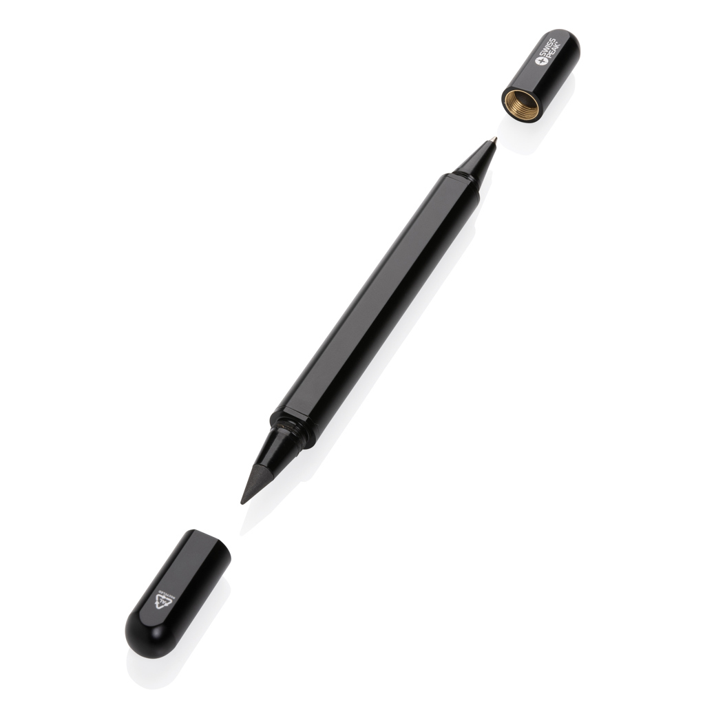Multifunctional ballpoint pen made of recycled aluminum Refill blue ink