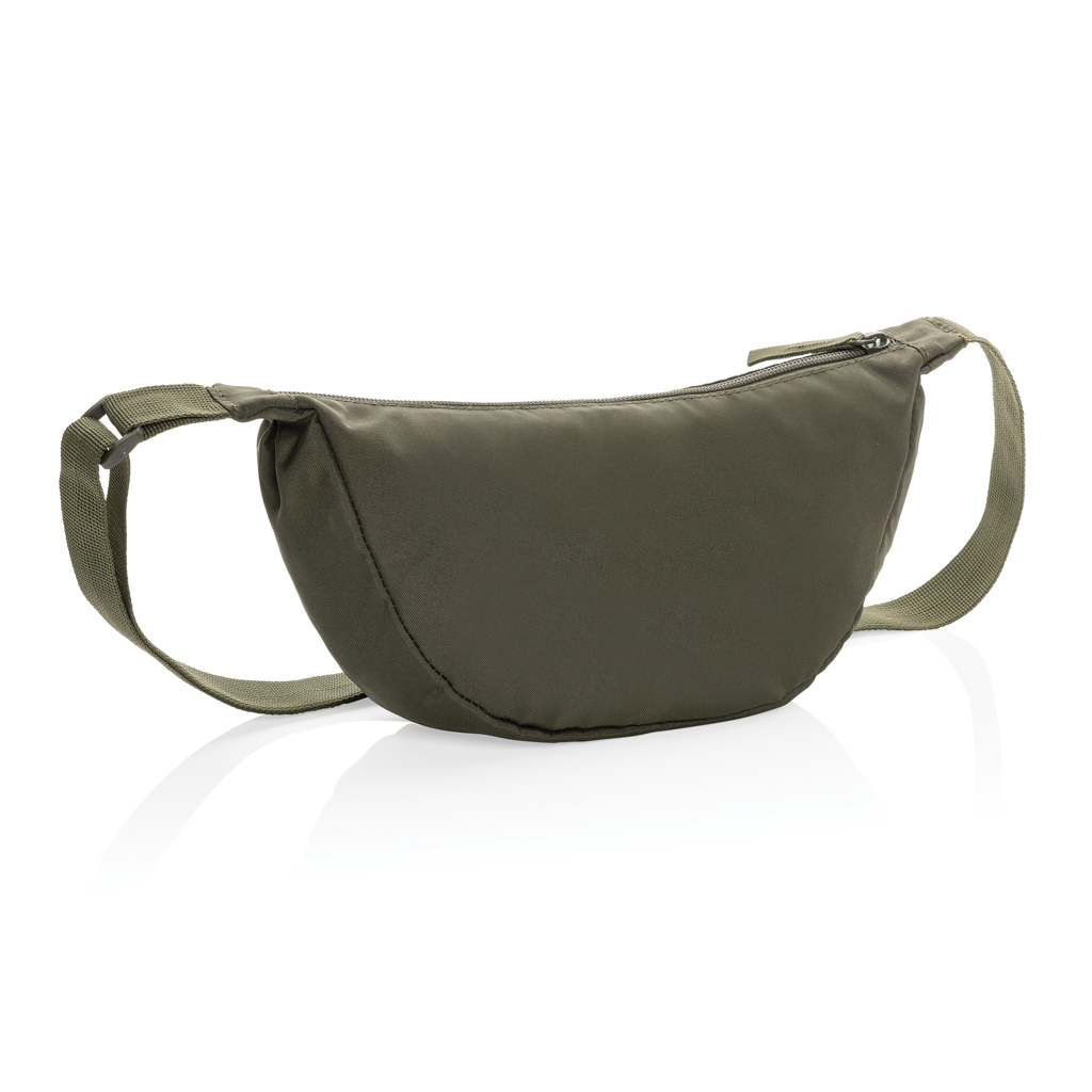 Shoulder bag made from recycled polyester 3 l with zipper