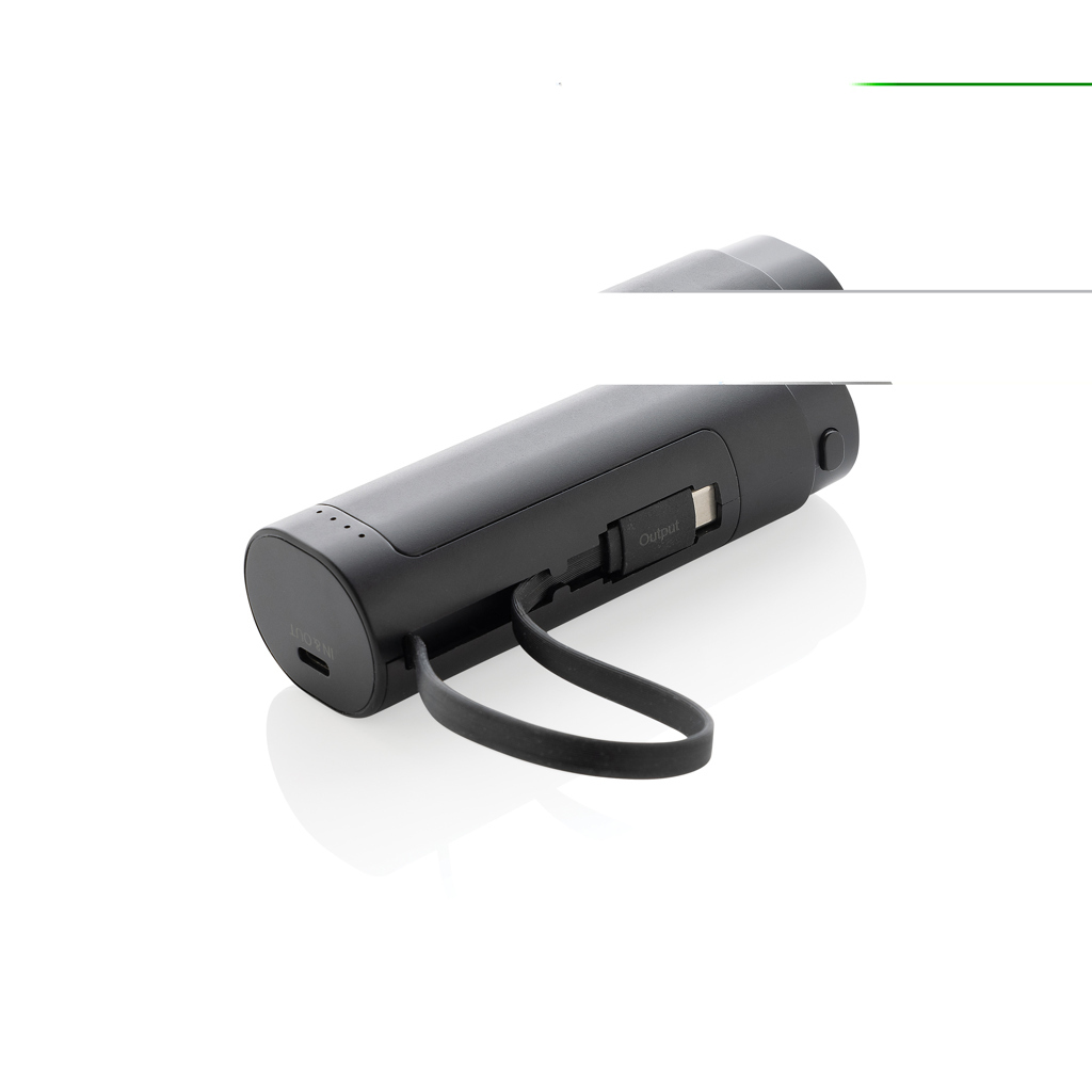 USB power bank 5,000 mAh with removable battery