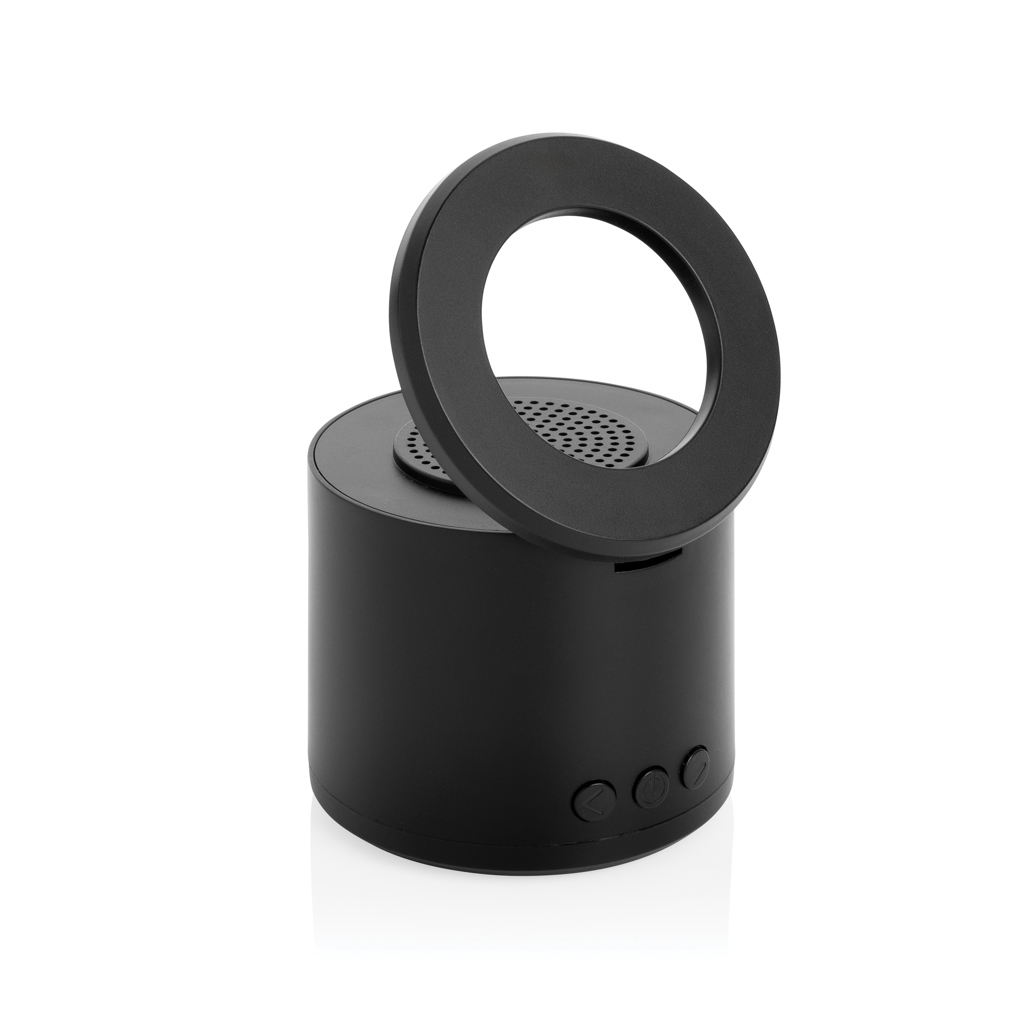 Haut-parleur sans fil avec support magnétique en plastique recyclé