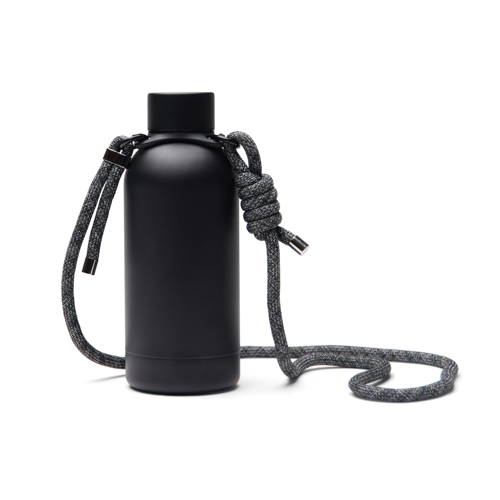 Vinga Insulated Bottle Made from Recycled Steel, 0.4 L, with Carrying Strap