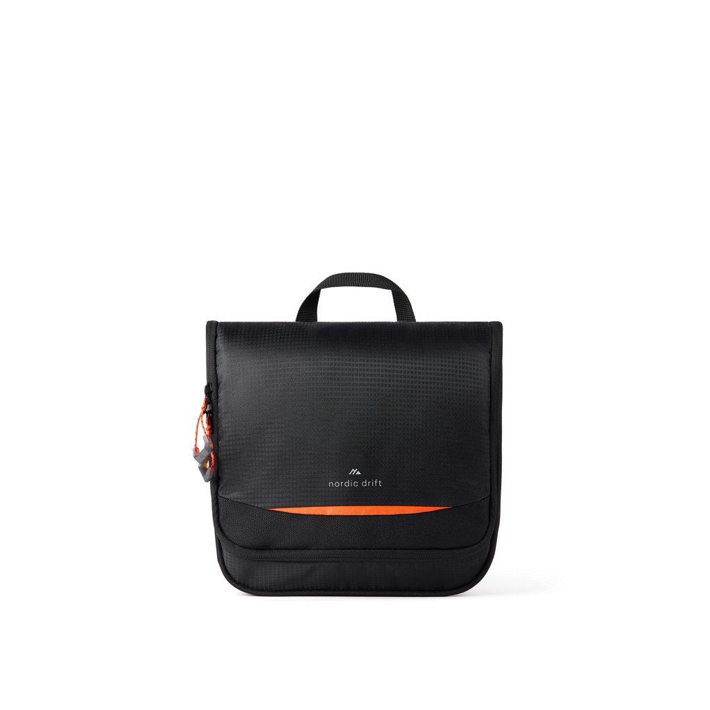 Nordic Drift toiletry bag made of rPET 3 l with hook for hanging water-repellent