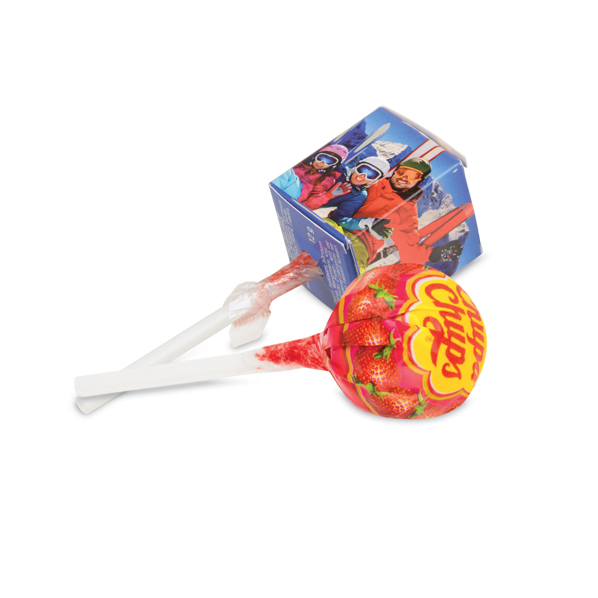 bb trading werbeartikel ag - Chupa Chups in box 12 g with custom design