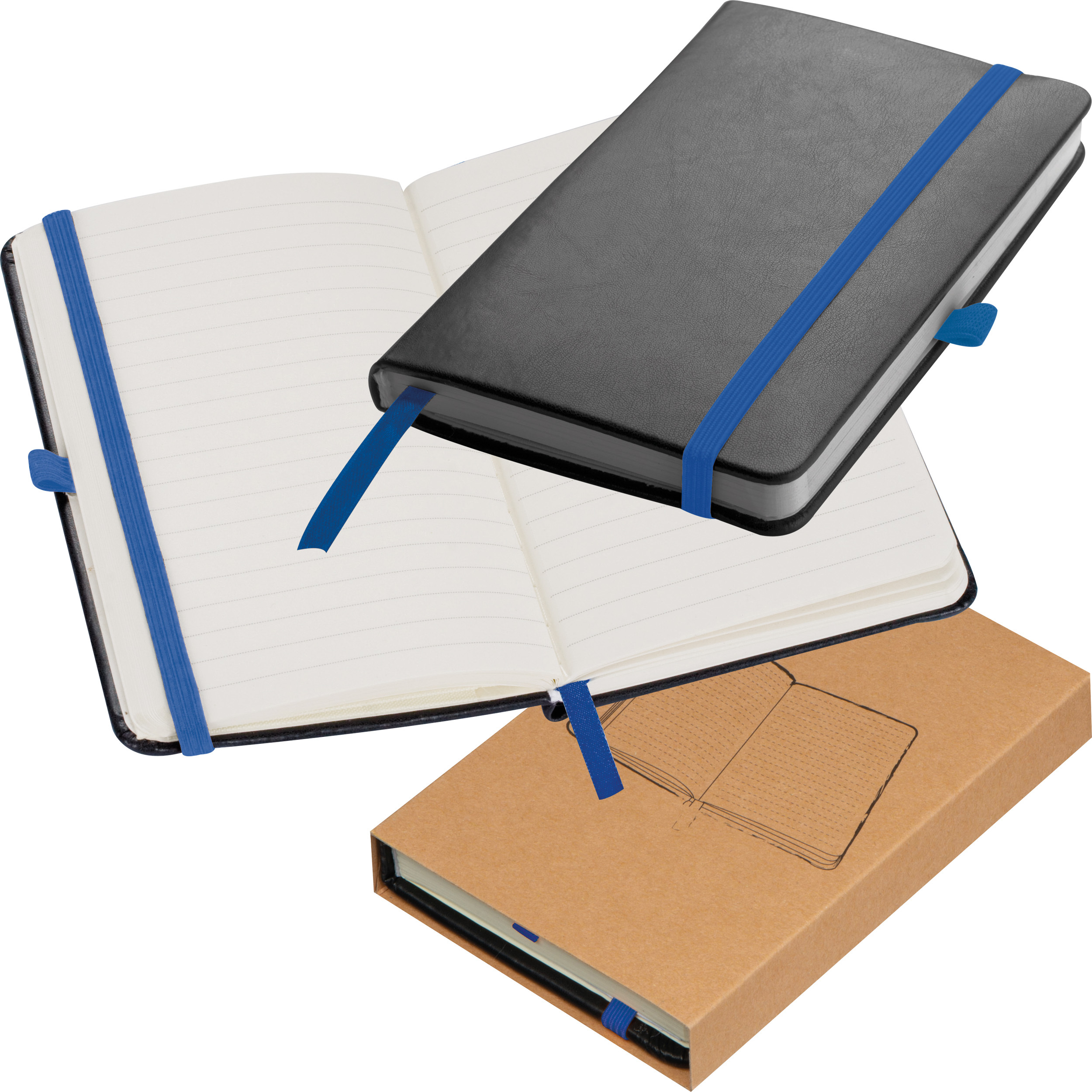 bb trading werbeartikel ag - Notizbuch A6 Hardcover 160 Seiten liniert