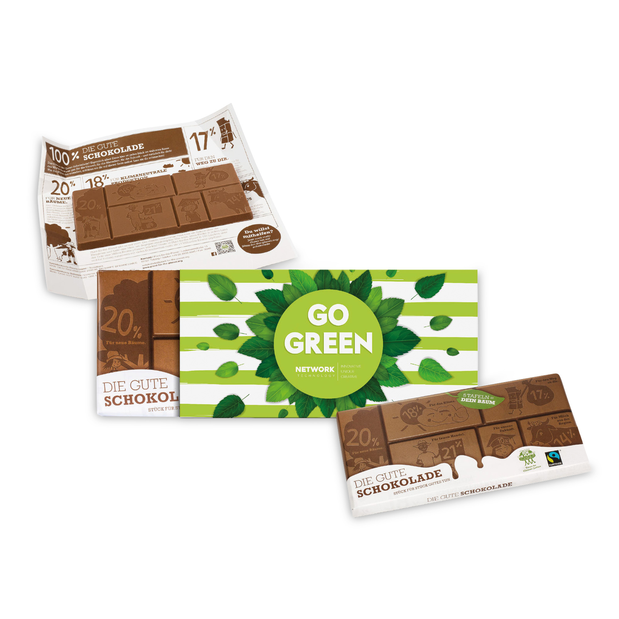 bb trading werbeartikel ag - Plant for the Planet Swiss Made Chocolate Box Custom Design