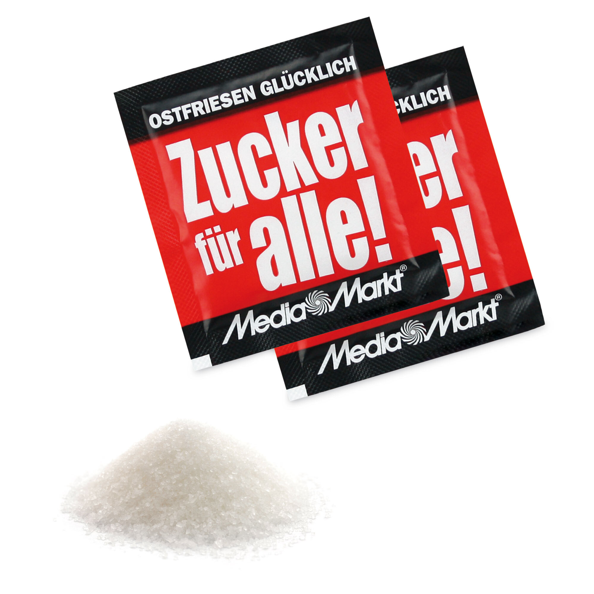 bb trading werbeartikel ag - Sachet de sucre 6 x 6 cm 3,6 g fabriqué en Allemagne