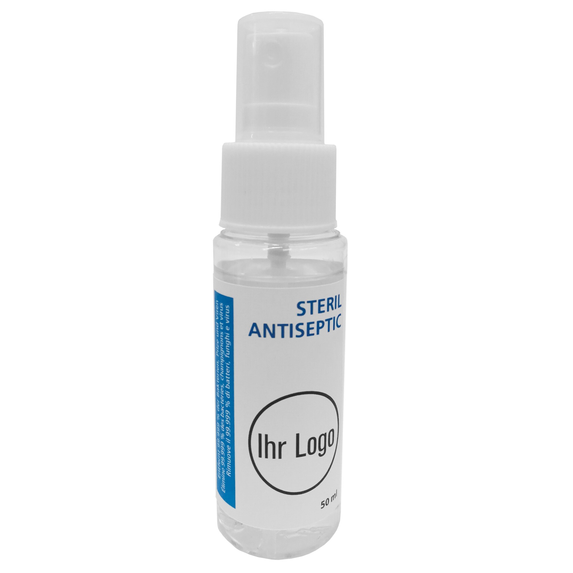 bb trading werbeartikel ag - Steril Antiseptic Handdesinfektionsspray 50 ml Swiss Made