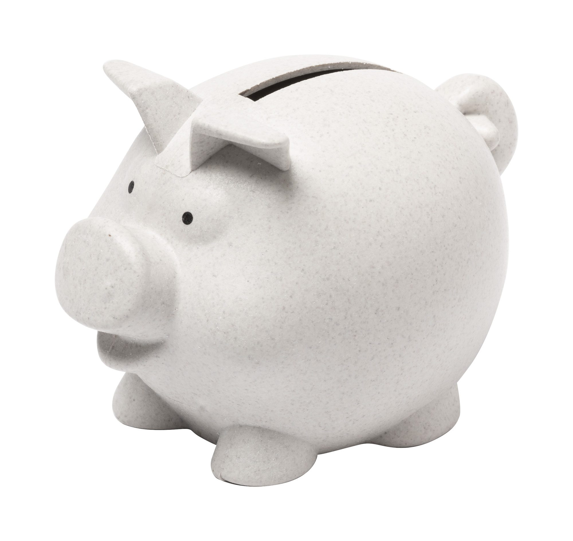 bb trading werbeartikel ag - Sparschwein Biokunststoff 9,5 x 6,5 cm mit Drehverschluss