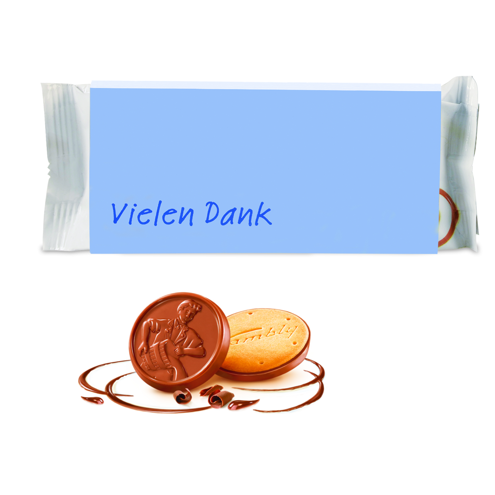 bb trading werbeartikel ag - Kambly Chocolait cookies 38 g 6 pieces 9 months shelf life Swiss Made