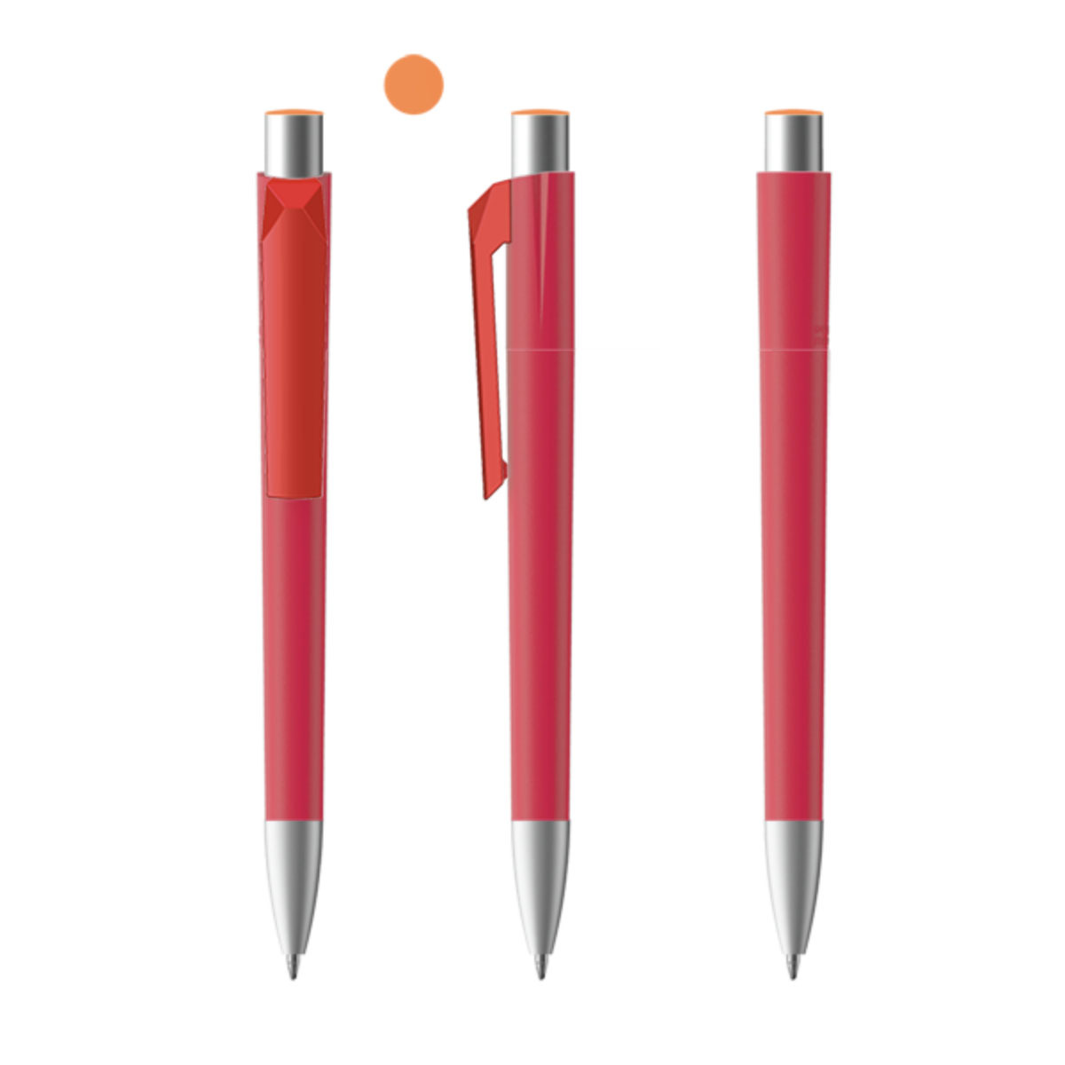 bb trading werbeartikel ag - Burger Pen ballpoint pen Prisma Crystal Soft Touch Swiss Made