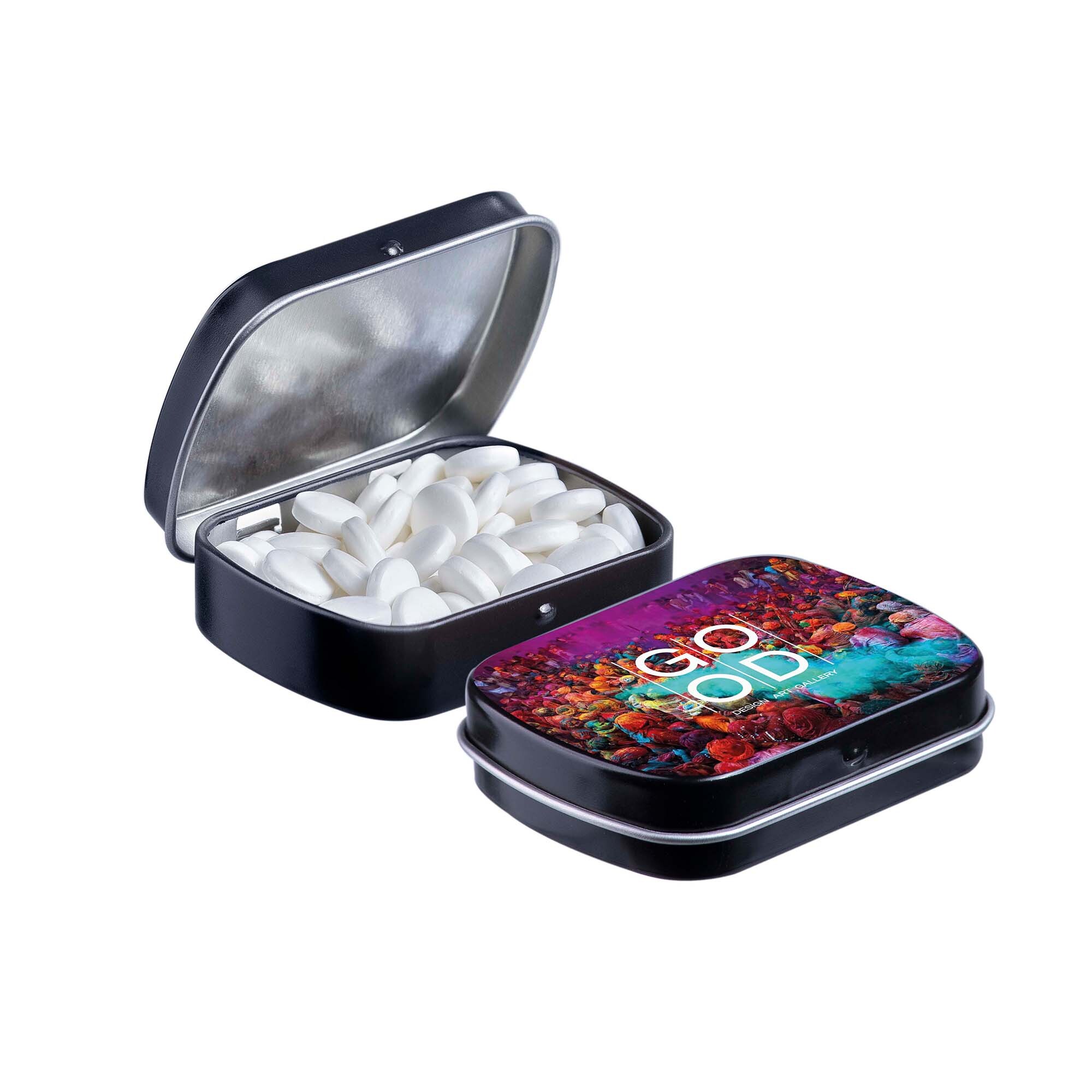 bb trading werbeartikel ag - Mintdose mit Pfefferminzpastillen 36 Monate haltbar 23 g
