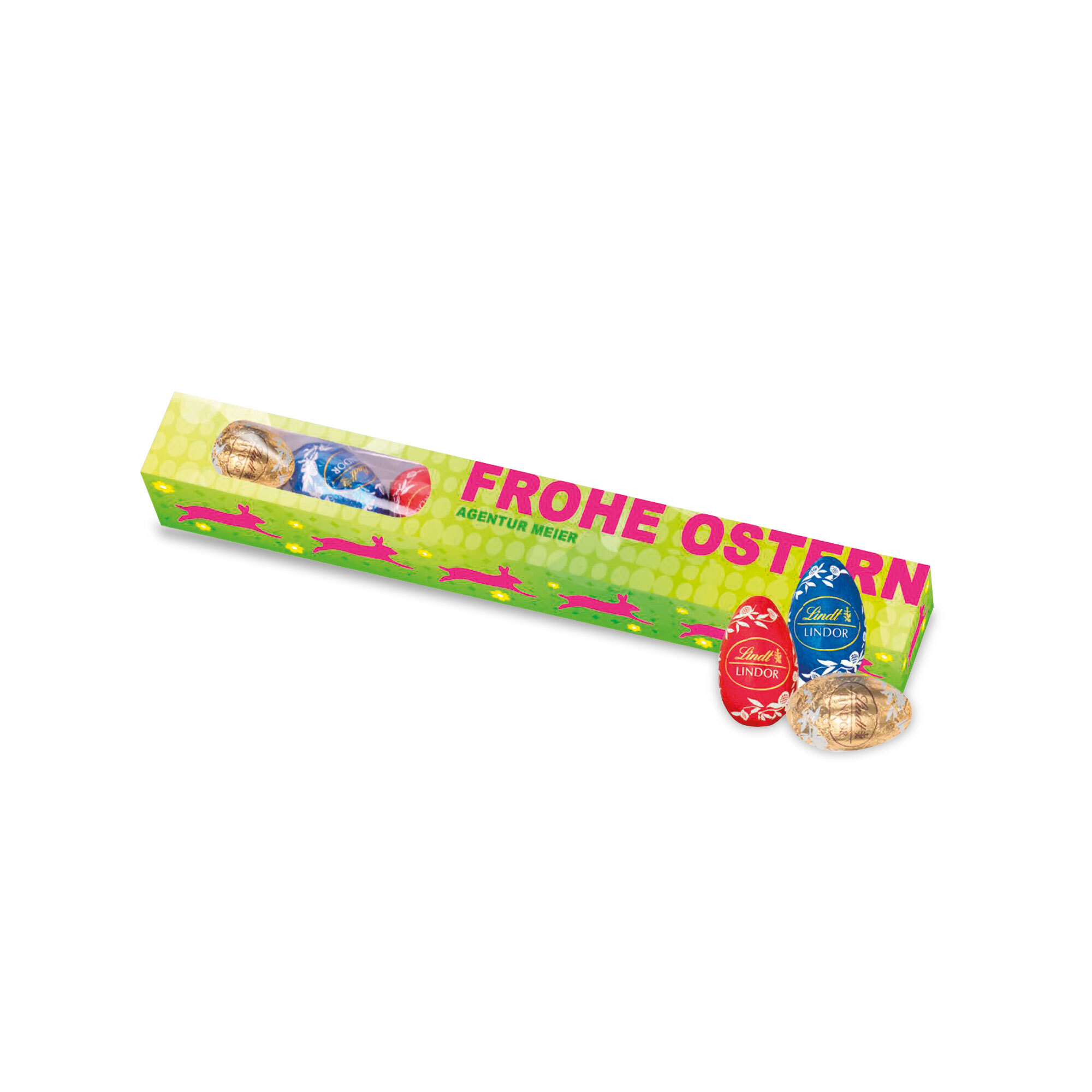 bb trading werbeartikel ag - Lindt Lindor 6 œufs de Pâques 30 g en carton FSC