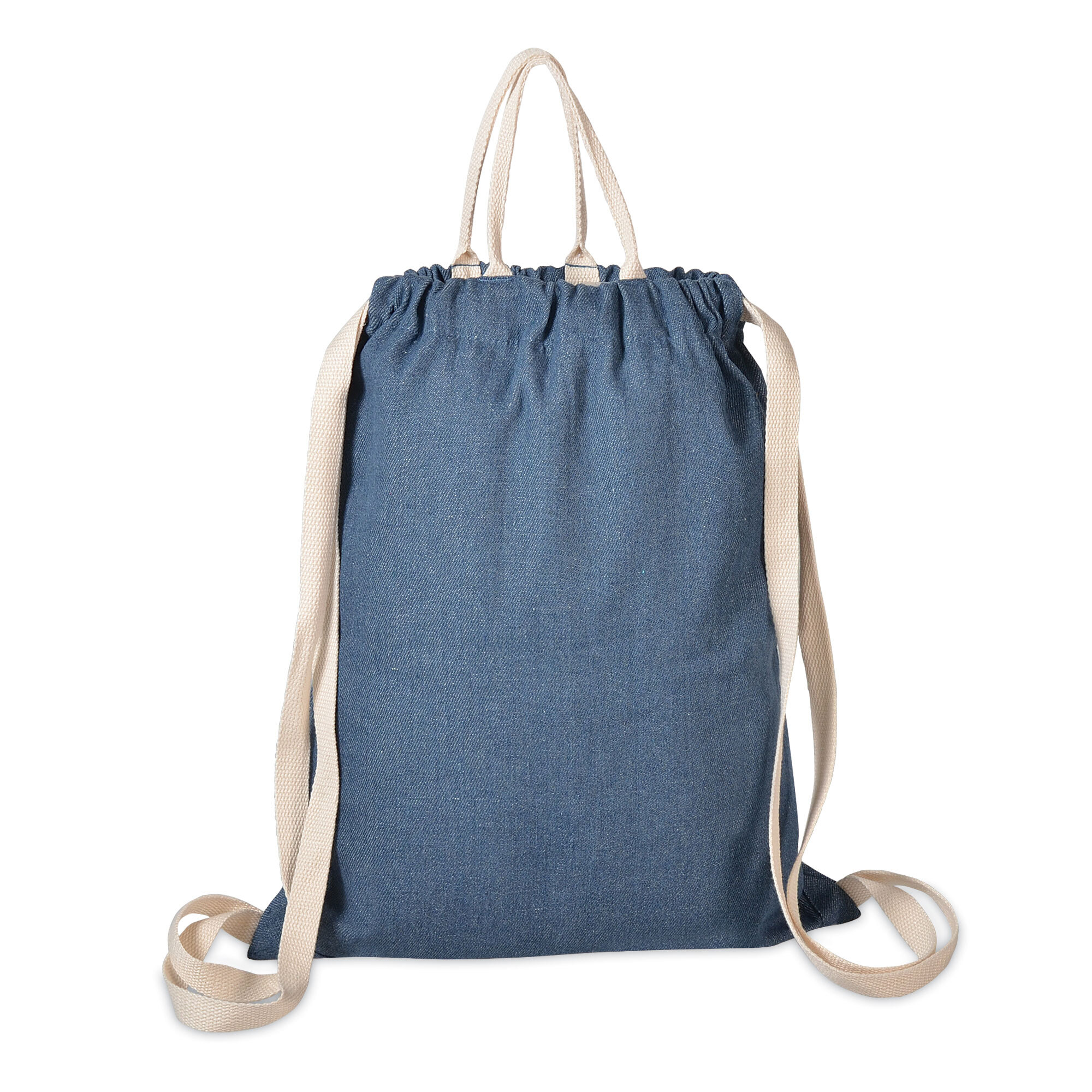 bb trading werbeartikel ag - Sac de sport/sac à provisions Moskau Jeans/polyester 36 x 46 cm