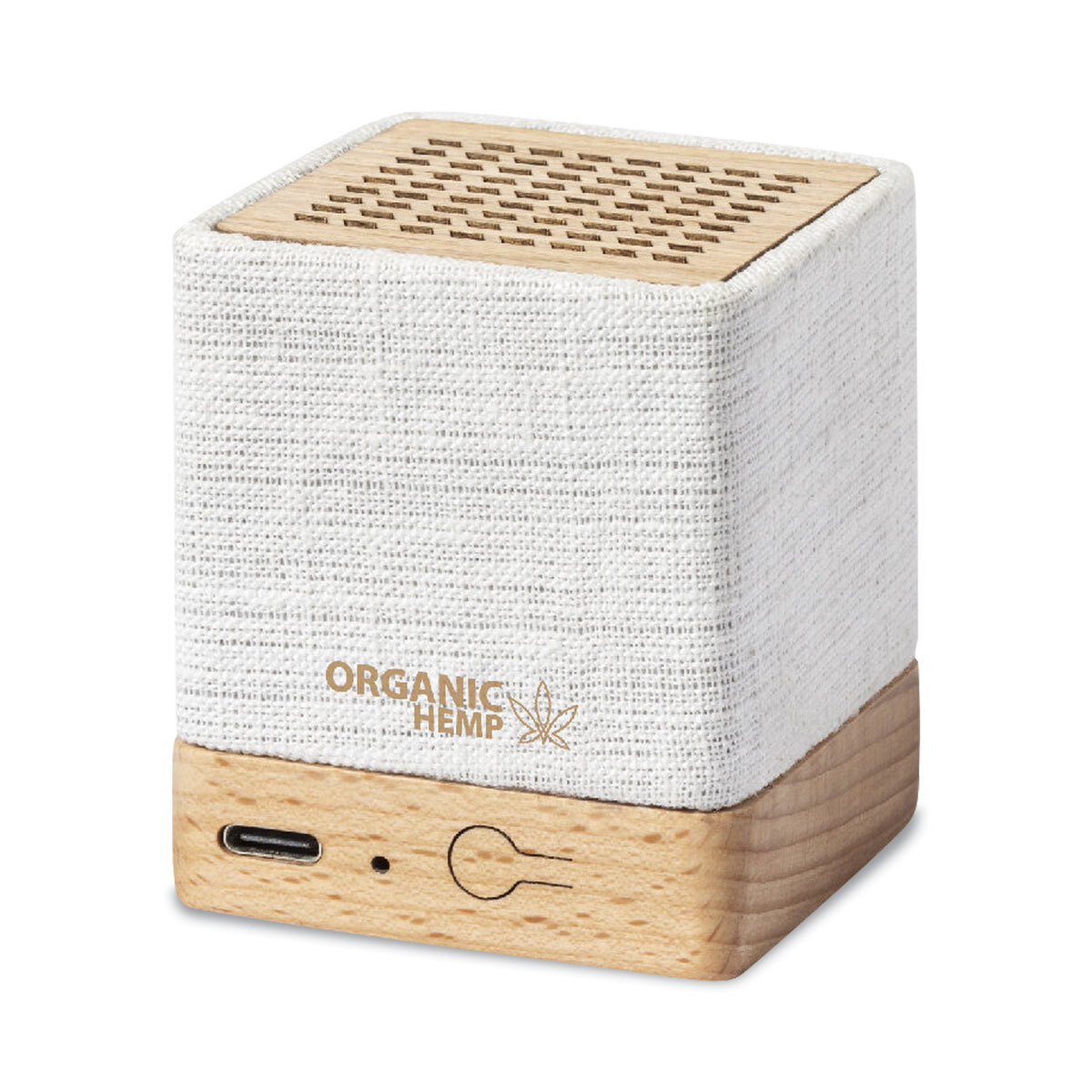 bb trading werbeartikel ag - Wireless Lautsprecher Nils Bio Hanf/Holz Batterie 300 mAh