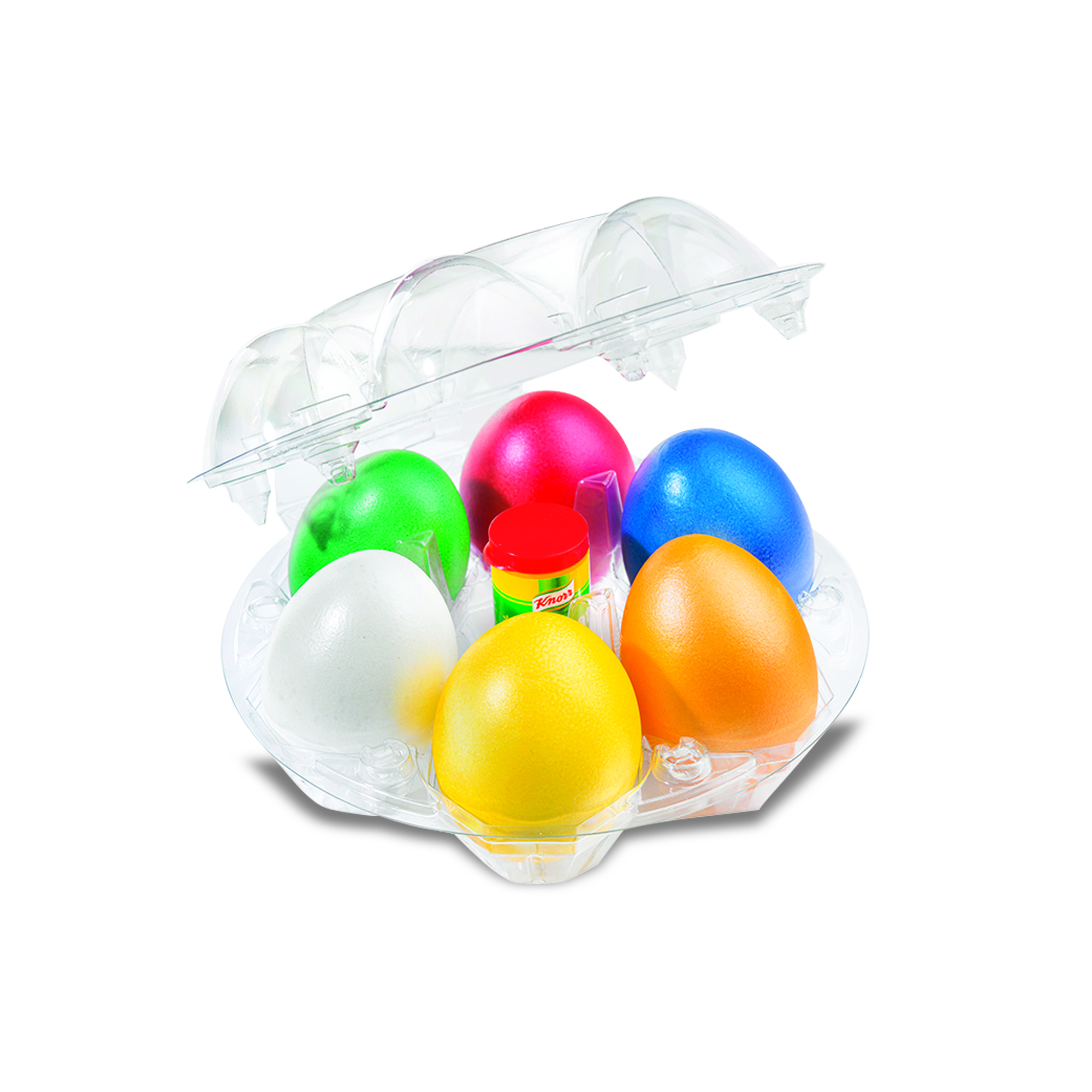 bb trading werbeartikel ag - Swiss Easter eggs set of 6 free-range eggs with sprinkling spice tin
