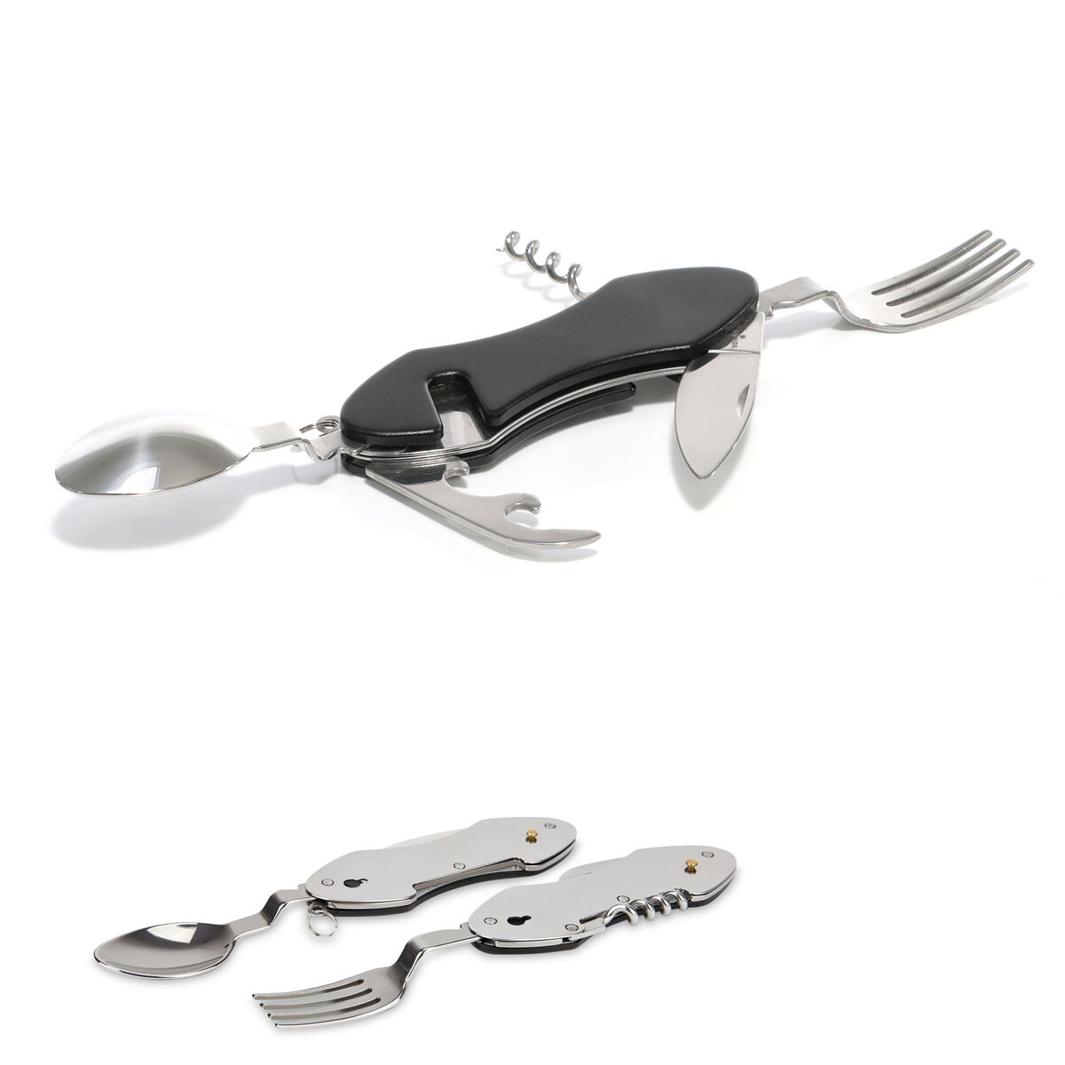 bb trading werbeartikel ag - Rominox® Outdoor-Besteck Aluminium/Edelstahl mit 6 Funktionen